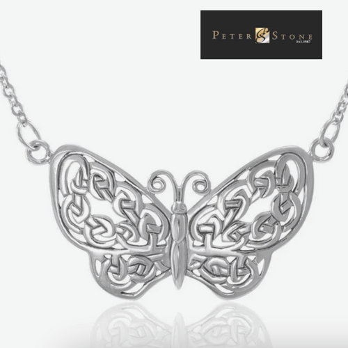 Why the Celtic Knotwork Silver Butterfly Necklace is a Must-Have for Jewelry Lovers in 2024