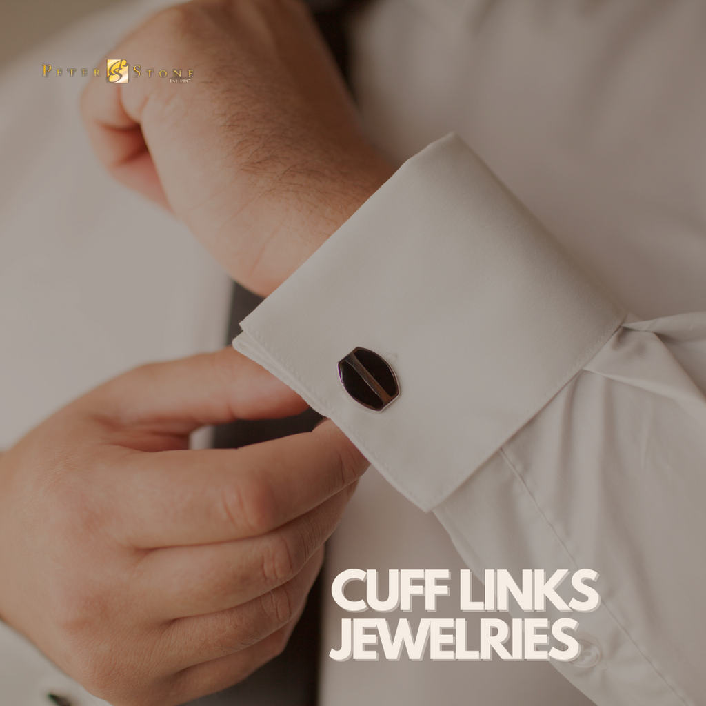 Elevate Your Style with Timeless Cufflinks from Peter Stone Jewelry