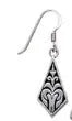 Celtic Knotwork Silver Earrings TE195