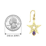 Illuminate Your Style with the Star Spirit Solid Yellow Gold Earrings GER2035 - Jewelry