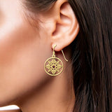 Be A Star Solid Yellow Gold Earrings by Sibylle Grummes GER560