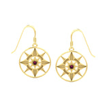 Be A Star Solid Yellow Gold Earrings by Sibylle Grummes GER560