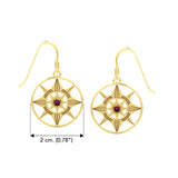 Be A Star Solid Yellow Gold Earrings by Sibylle Grummes GER560