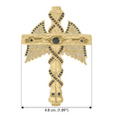 Believe in thy Cross Dali-inspired Solid Yellow Gold Jewelry Pendant GPD2653