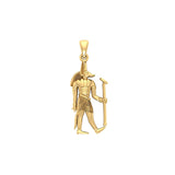 Anubis Egyptian Solid Gold Pendant GPD2841