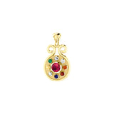 Ketu Moon's South Node Solid Yellow Gold Pendant GPD3844