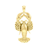 Lobster Solid Gold Pendant GPD4381