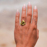 Jellyfish Solid Gold Wrap Ring GRI1896