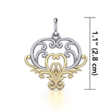 Tree of Life Silver and Gold Pendant MPD1096 - Jewelry