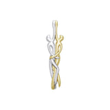 Venus and Mars Silver and Gold Pendant MPD1097 - Jewelry