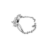 Double Hammerhead Shark Sterling Silver Chain Bracelet - Jewelry