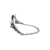 Manta Rays and Sharks Sterling Silver Chain Bracelet - Jewelry