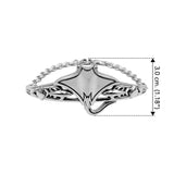 Manta Rays and Sharks Sterling Silver Chain Bracelet - Jewelry