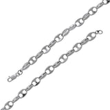 Anchor Chain Sterling Silver Bracelet TBG142