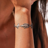 Breathing in the Sealife ~ Sterling Silver Jewelry Link Bracelet TBG352 - Jewelry