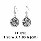 Shamrock Sterling Silver Earrings TE890