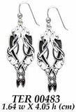 Viking Urnes Sterling Silver Earrings TER483