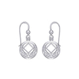 Celtic NA Recovery Sterling Silver Earrings TER1401