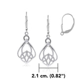 Modern Celtic Knot Sterling Silver Earrings TER2200 - Jewelry