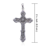 Medieval Fleur de Lis Cross Silver Pendant TP122 - Jewelry