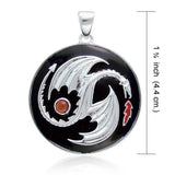 Yin Yang Dragon Pendant TP3207