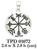 Wheel of the Year Sterling Silver Pendant by Oberon Zell TPD1072