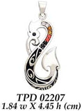 A showcase of unique beauty ~ Viking Urnes Animal Sterling Silver  Pendant TPD2207