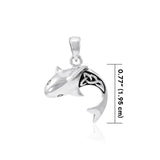 Celtic Shark Silver Pendant TPD066