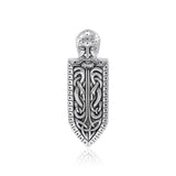 Viking God Sterling Silver Pendant TPD1661