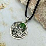 Mythic Images Cthulhu Sterling Silver Pendant with Enamel by Oberon Zell TPD1707