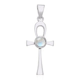 Ankh Silver Gemstone Pendant TPD1718 - Jewelry