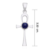 Ankh Silver Gemstone Pendant TPD1718 - Jewelry