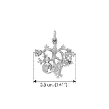 Cimaruta Witch Silver Pendant TPD3134