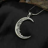 Moon Vines Sterling Silver Pendant TPD3347