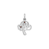 Deep and Modern Tree of Life ~ Sterling Silver Jewelry Pendant TPD3891