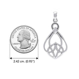 Modern Celtic Knot Sterling Silver Pendant TPD3963 - Jewelry