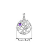 A beautiful surprise in the Tree of Life ~ Sterling Silver Pendant TPD4292