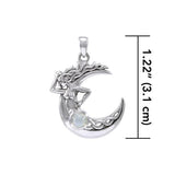 Celtic Knot Moon Goddess Pendant TPD4323 - Jewelry