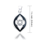 Brigid Ashwood The Lady's Window Celtic Sterling Silver Pendant TPD468