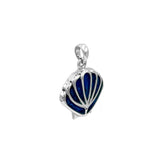 Sea Shell Sterling Silver Pendant with Inlay TPD6309