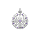 Wander through my compass ~ Sterling Silver Pendant Jewelry and gemstone TPD683