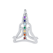 Sterling Silver Healing Chakra Pendant TPD854