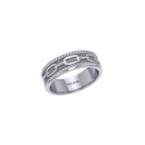 Celtic Knotwork Chain Link Ring TR086