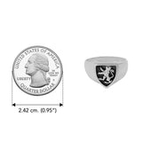 Silver Lion Signet Ring TR1819