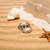 Starfish and Seashell Ring TR246 - Jewelry