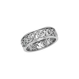 Celtic Knotwork Silver Ring TR3453