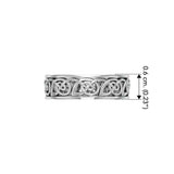 Celtic Knotwork Silver Ring TR3453 - Jewelry