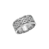 Celtic Knotwork Silver Wedding Ring TR684