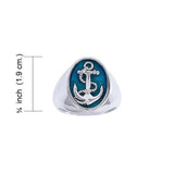 Anchor Silver Ring TRI1462