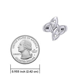 Double Trinity Knot Silver Ring TRI1592 - Jewelry